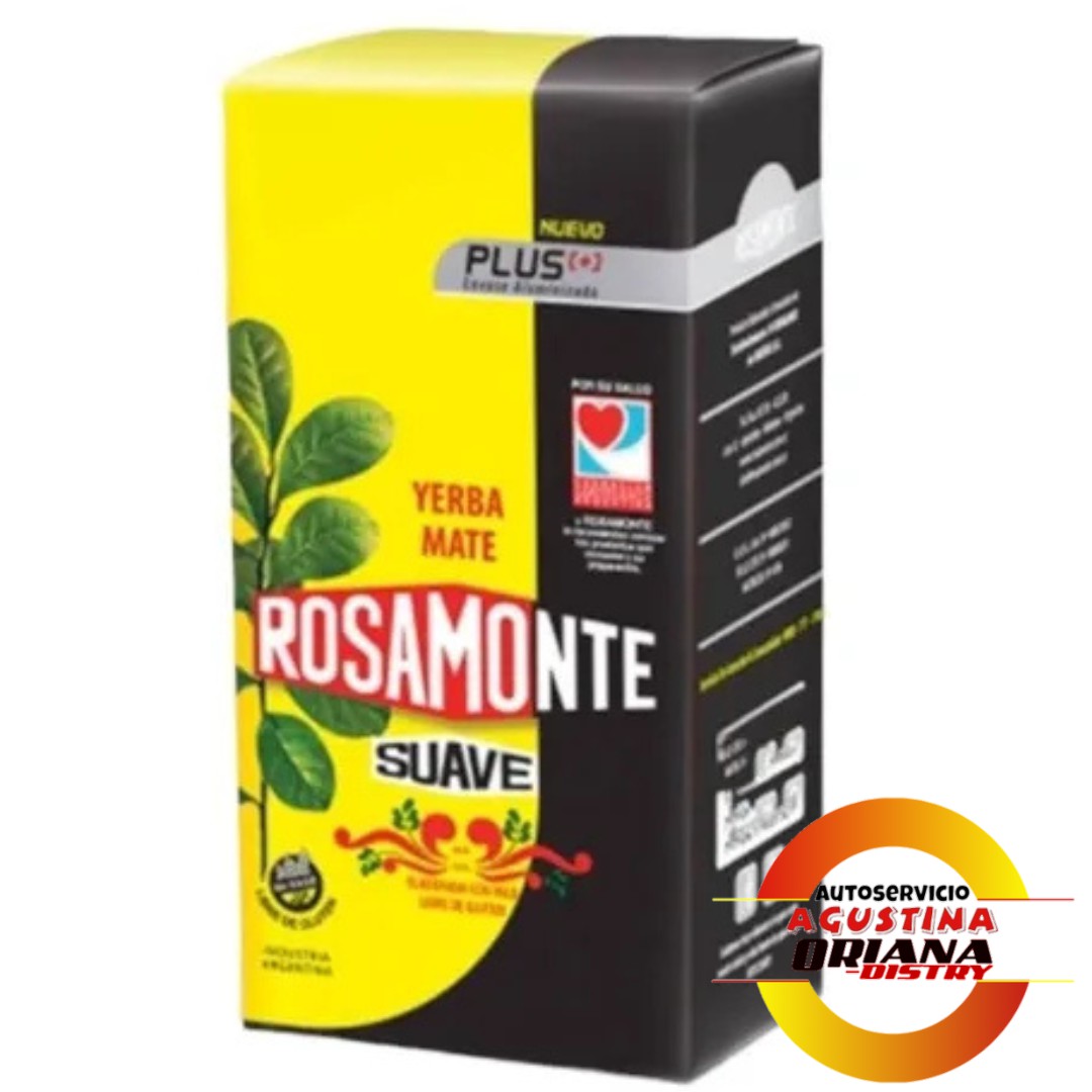 YERBA 500G ROSAMONTE  PLUS AMARILLA