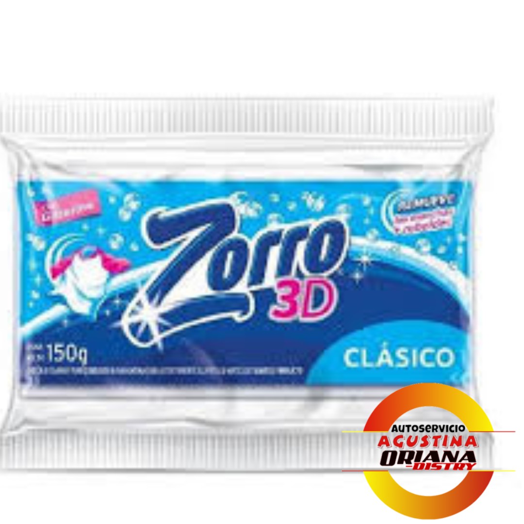 JABON BLANCO 150 ZORRO