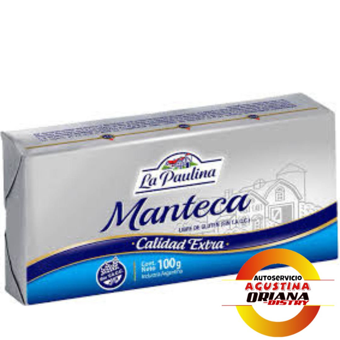 MANTECA 100G LA PAULINA