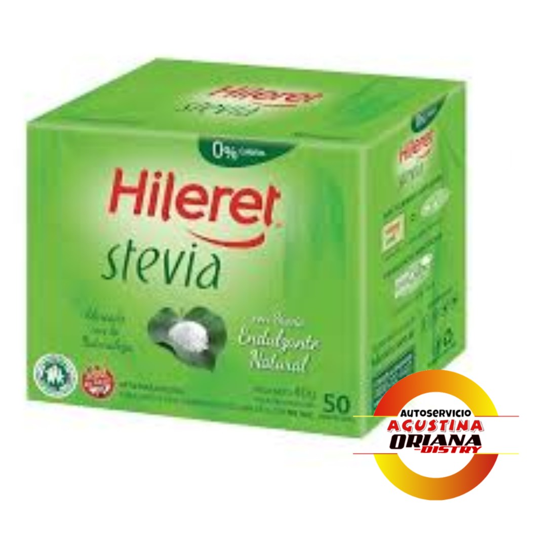 EDULCORANTE HILERET STEVIA 50 SOBRE
