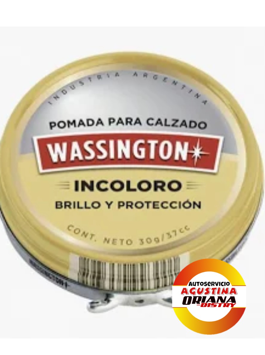 POMADA 30G WASSINGTON INCOLORO