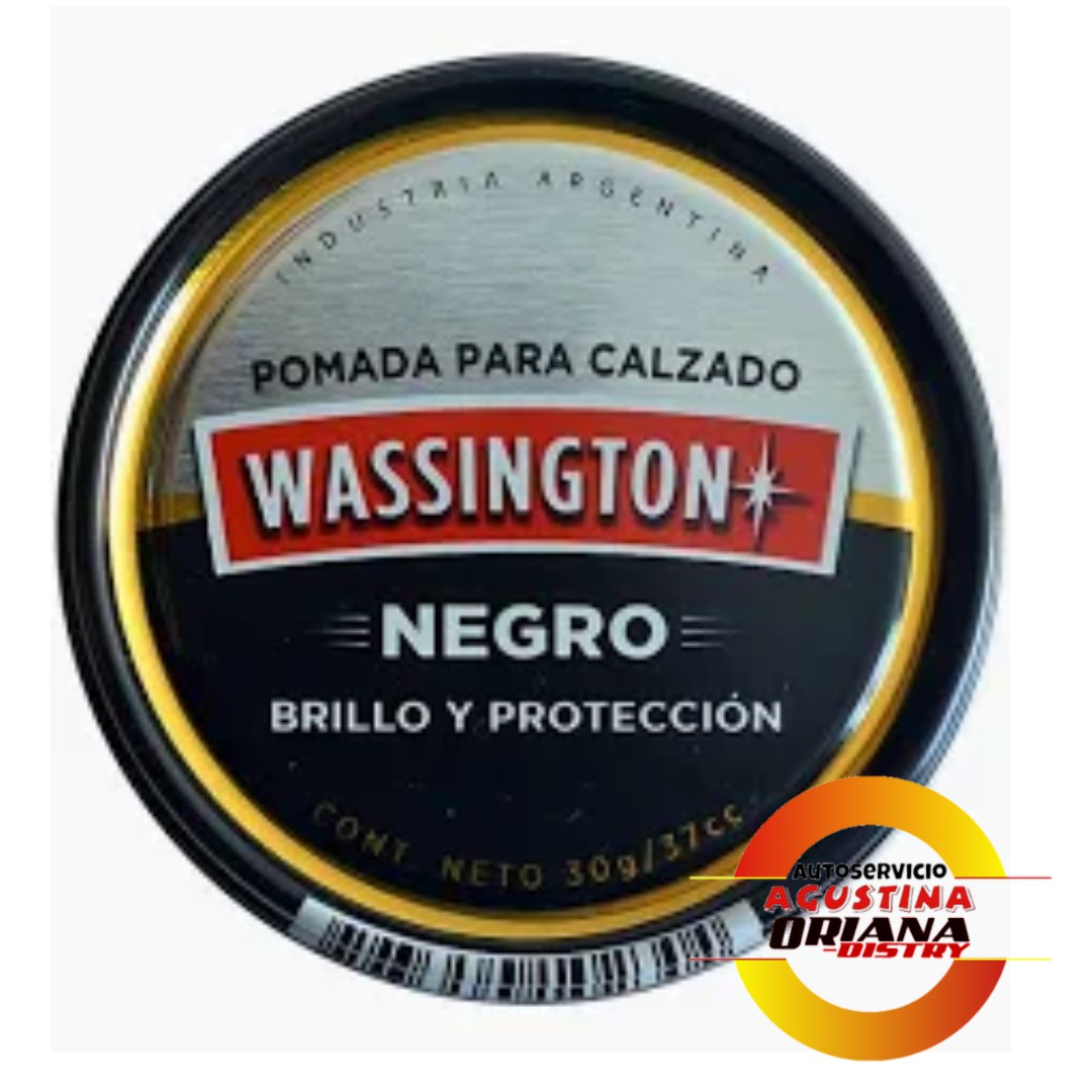POMADA 30G WASSINGTON NEGRO