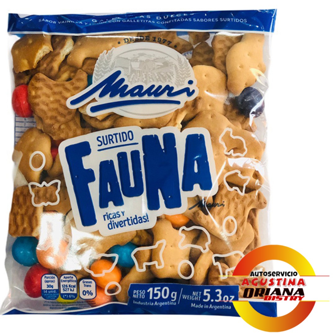 GALLETITAS MAURI FAUNA 150G