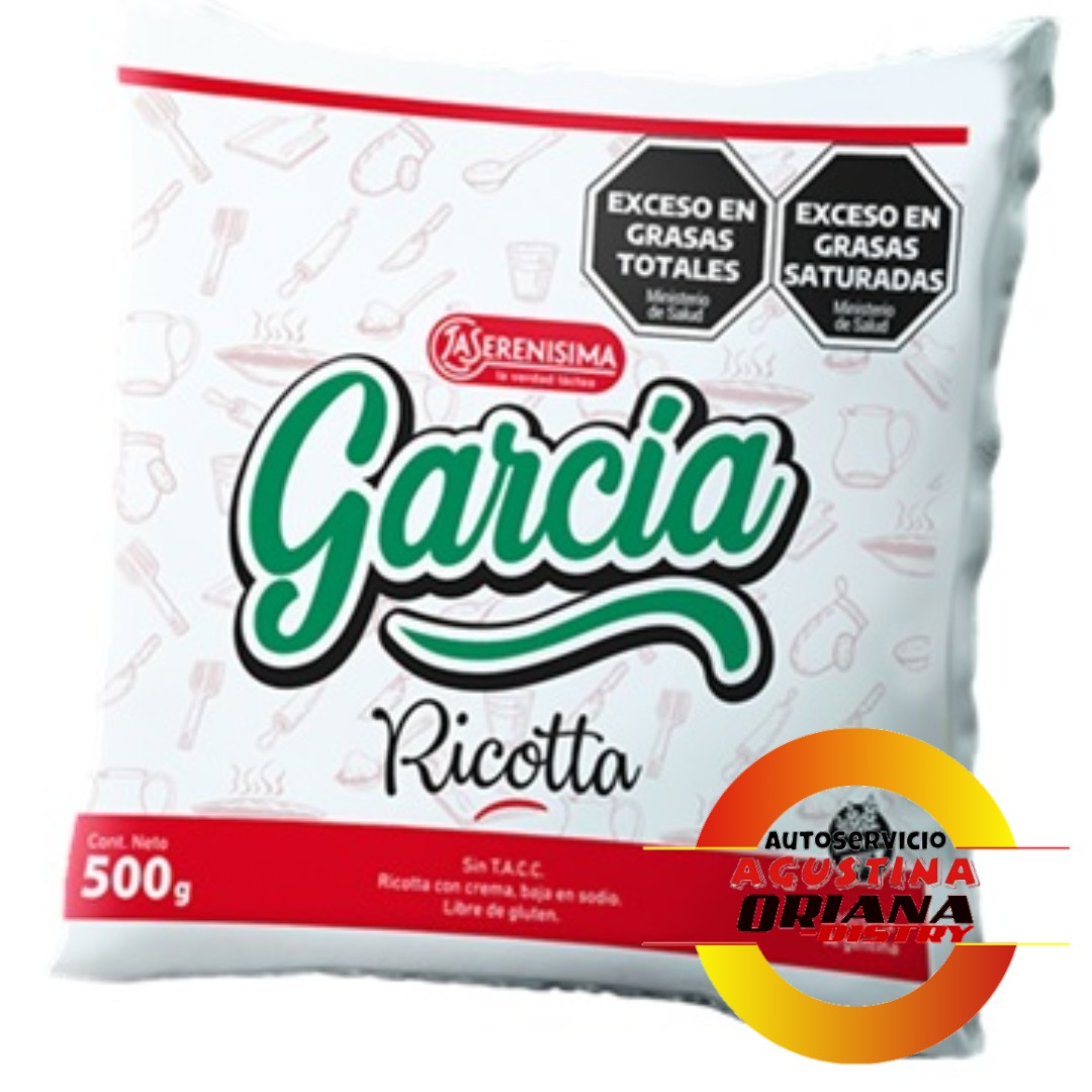 RICOTTA GARCIA 500G SERENISIMA