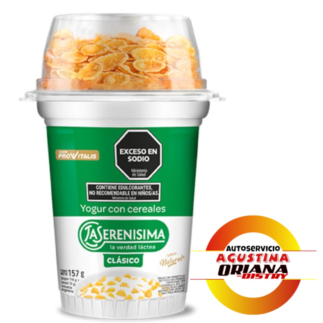 YOGUR SERENISIMA C CEREAL 159G DESCREMADO VAI