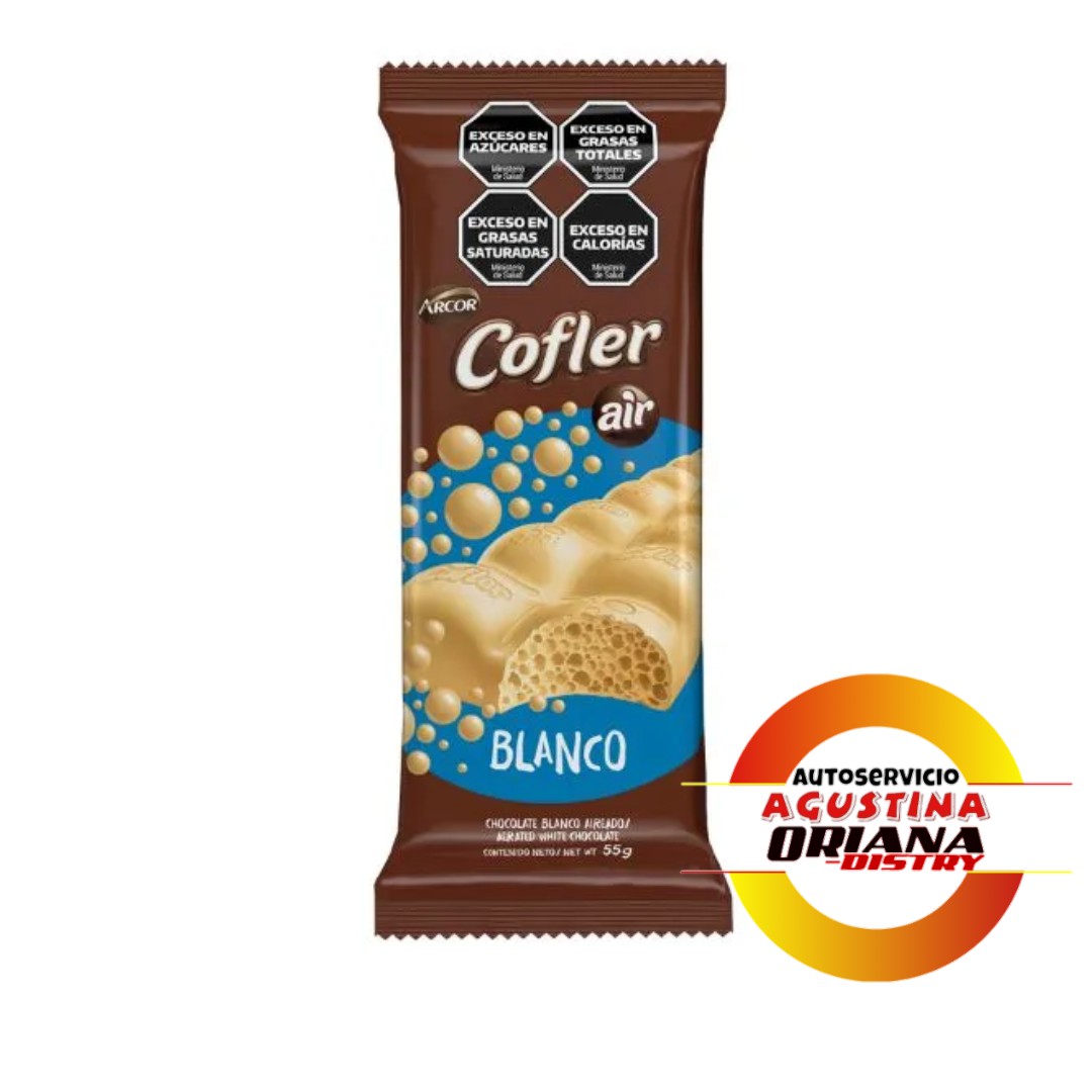 CHOCOLATE COFLER AIR BLANCO 55G