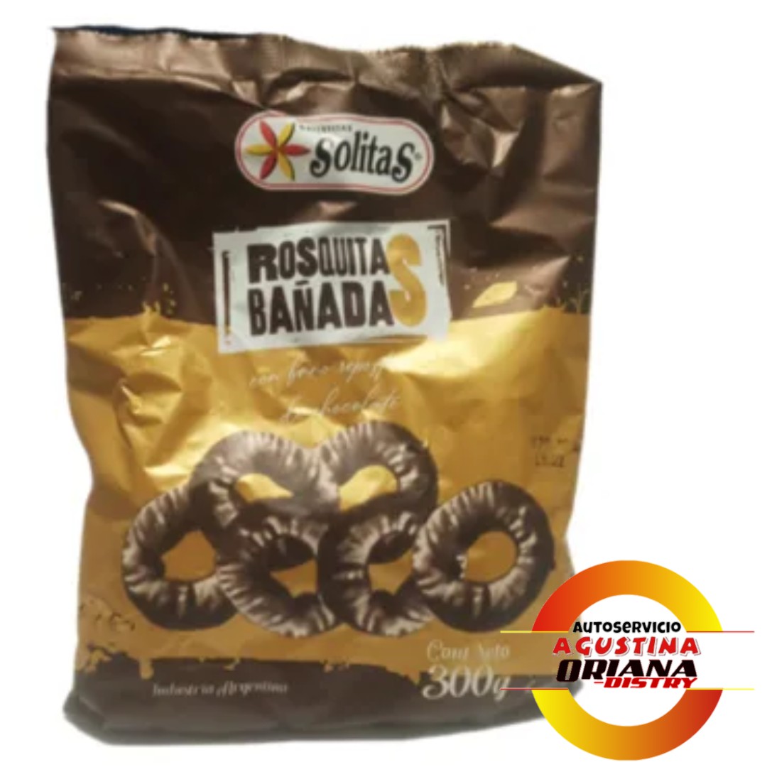 GALLETITAS SOLITAS 300G ROSQUITAS BAÑADAS