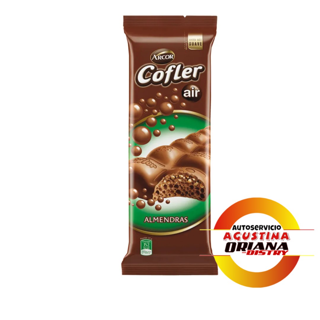 CHOCOLATE COFLER AIR ALMENDRA 55G
