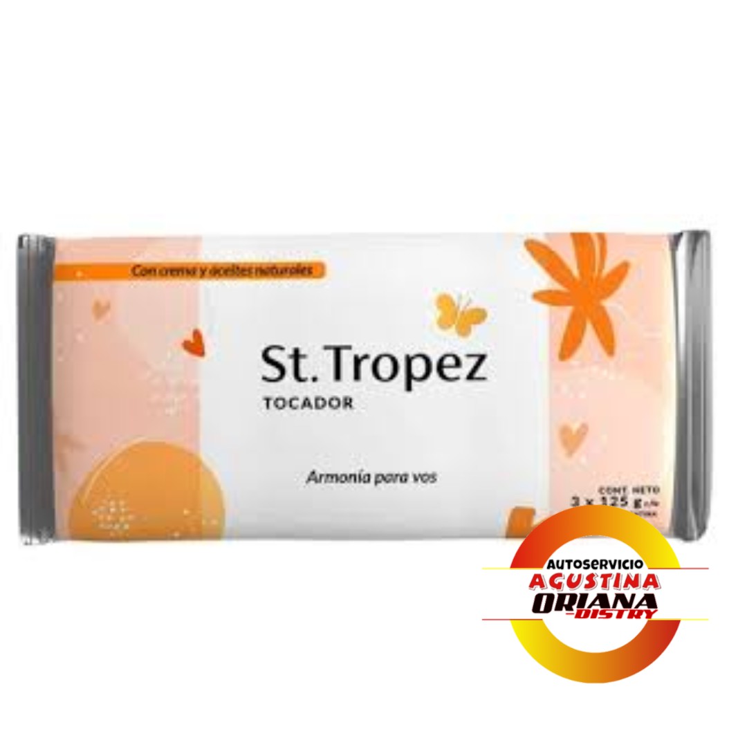 JABON TOCADOR  TROPEZ 3X 125 ARMONIA