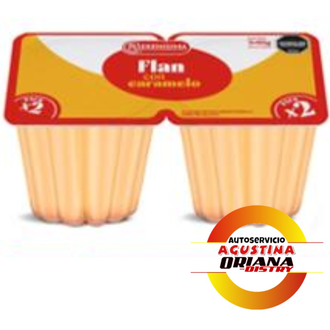 FLAN CON CARAMELO X 2 95G