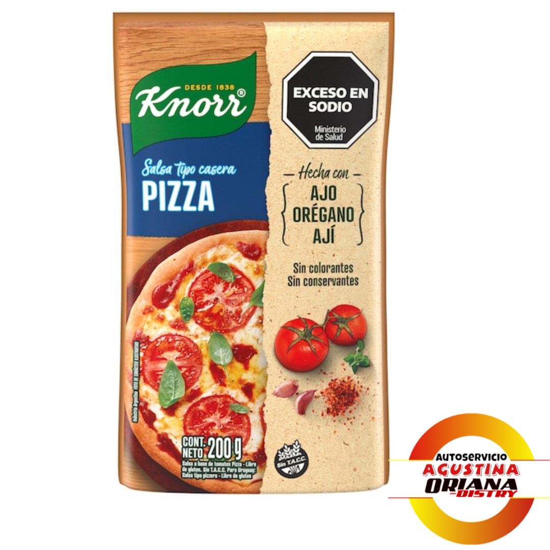KNORR SALSA PIZZA X 340 G