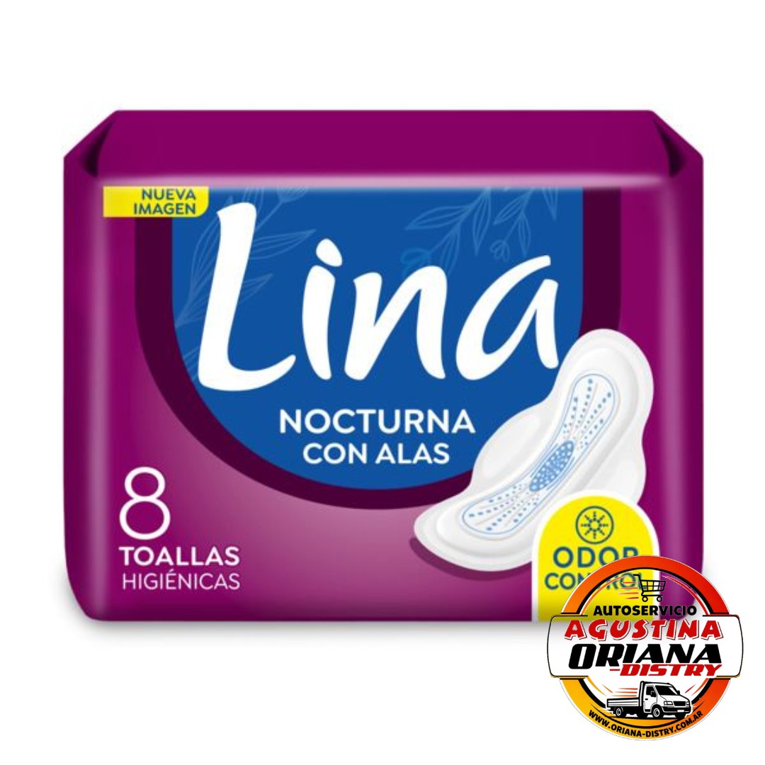 TOALLAS LINA NOCTURNA X8
