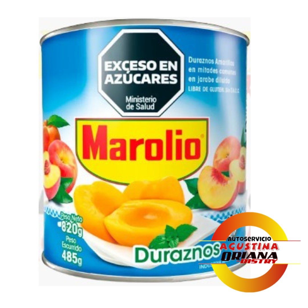 DURAZNO LATA MAROLIO 800G