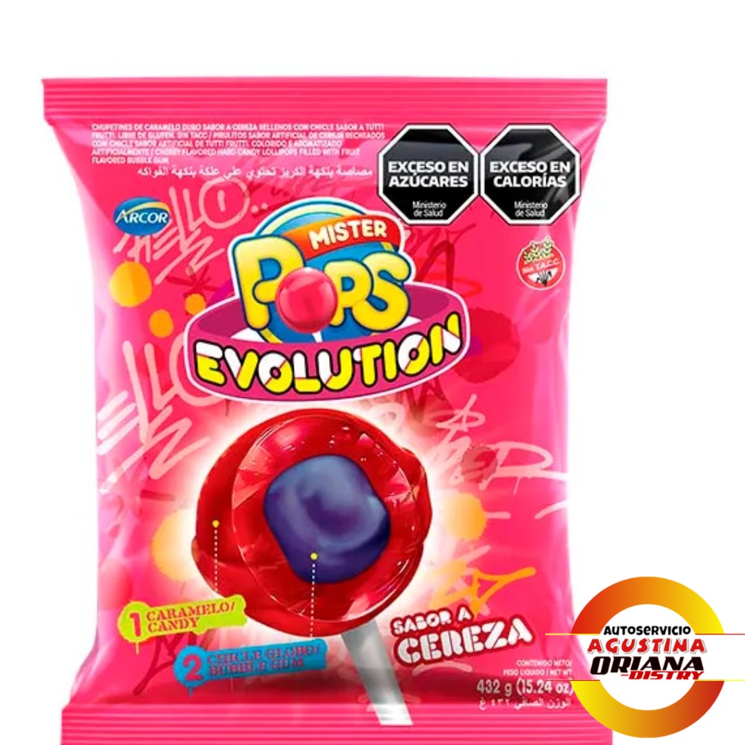 CHUPETIN POP`S EVOLUTION CEREZA