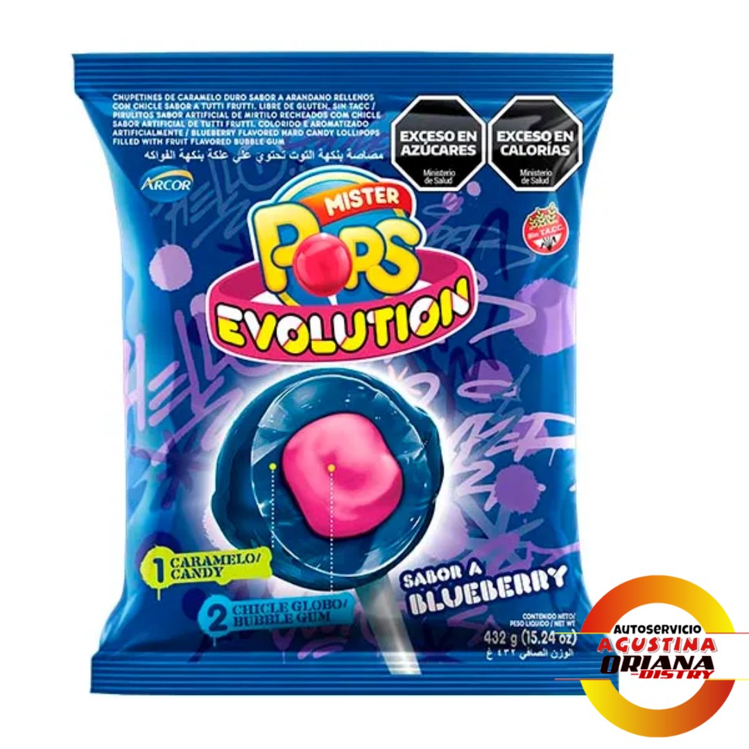 CHUPETIN POP`S EVOLUTION AZUL