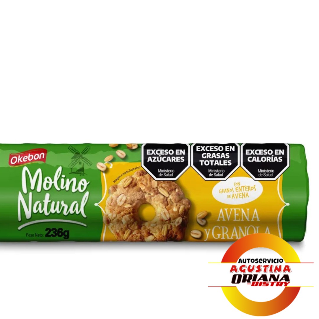 GALLETITAS MOLINO AVENA Y GRANOLA