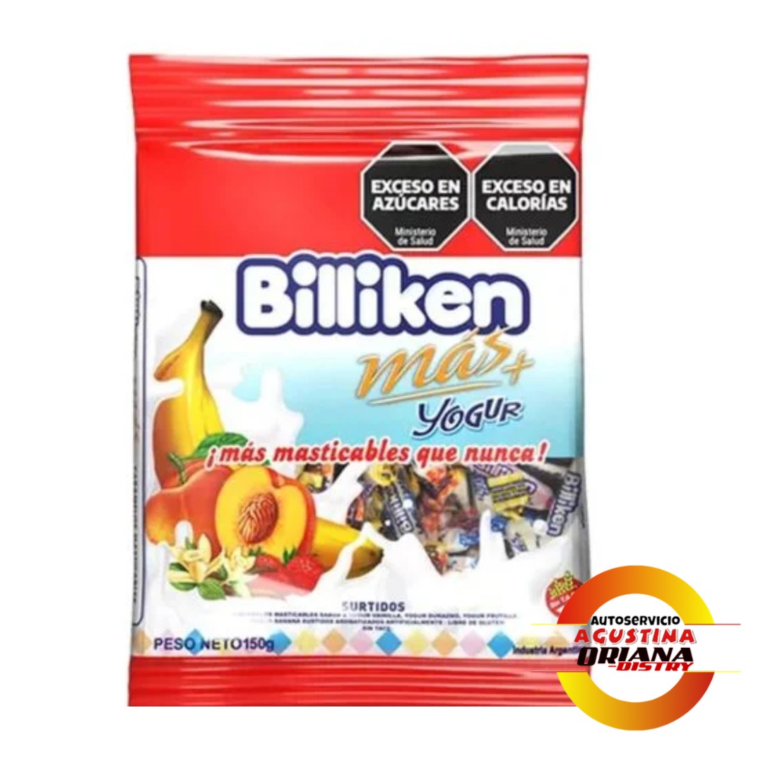 CARAMELOS BILLIKEN 600G YOGUR