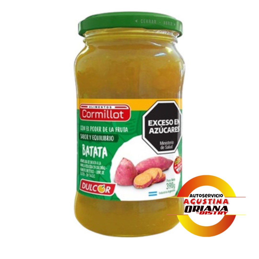 MERMELADA CORMILLOT BATATA