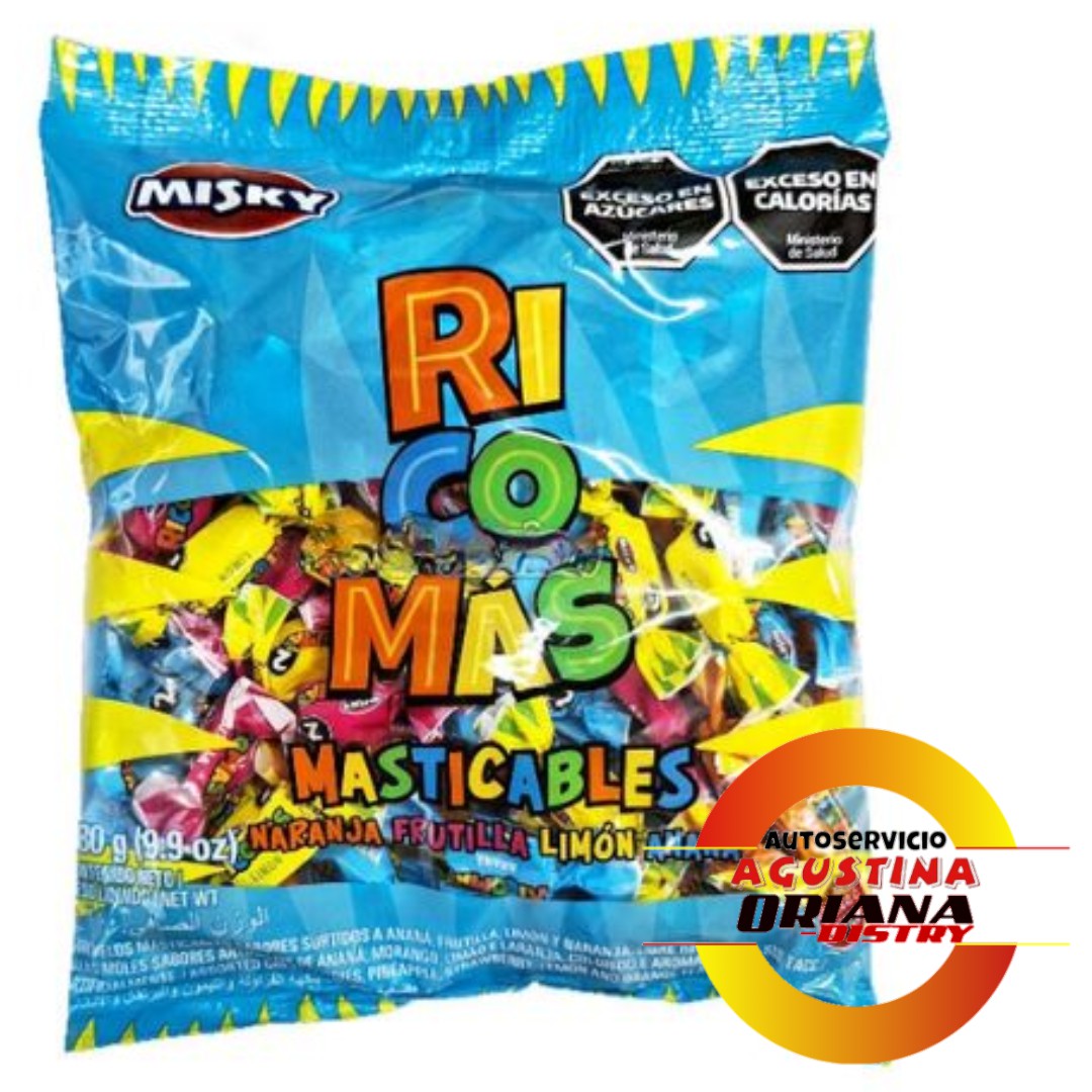 CARAMELO MISKY MASTICABLE 280G RICOMAS