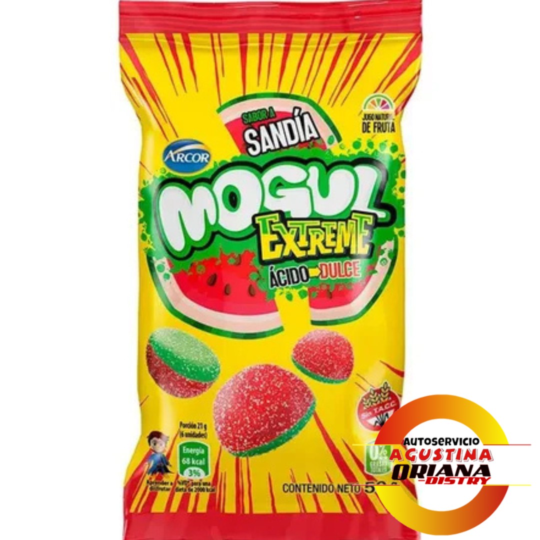 GOMITAS MOGUL 50G ESTREME SANDIA