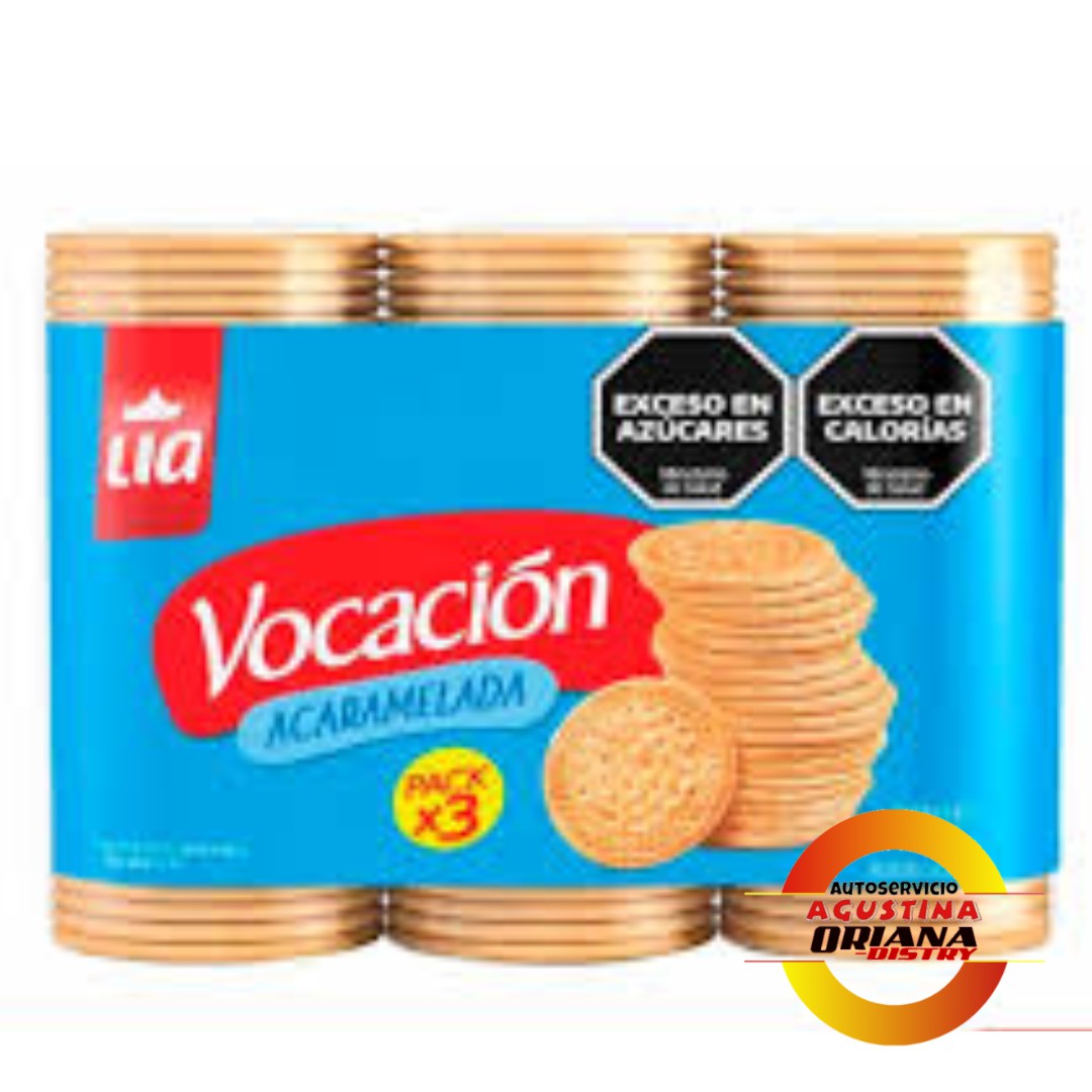 GALLETITAS VOCACION X3 ACARAMELADAS