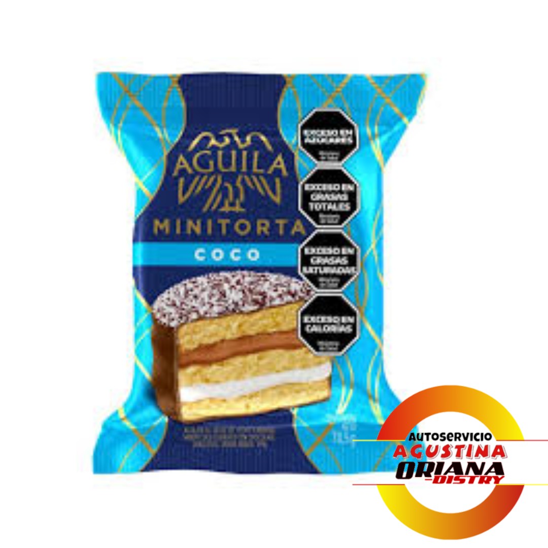 ALFAJOR TRIPLE AGUILA MINITORTA COCO