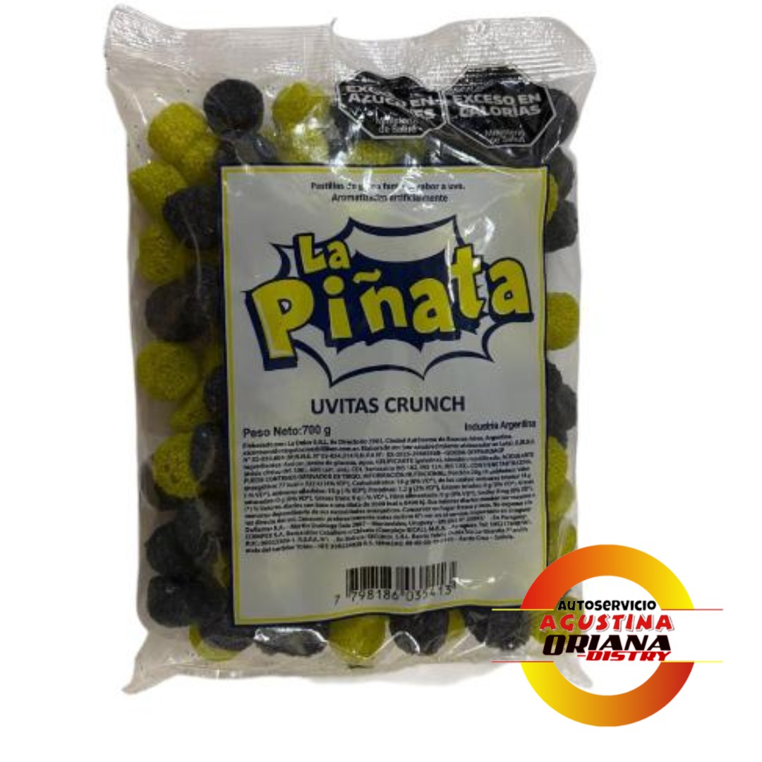 GOMITAS LA PIÑATA 700G UVITAS