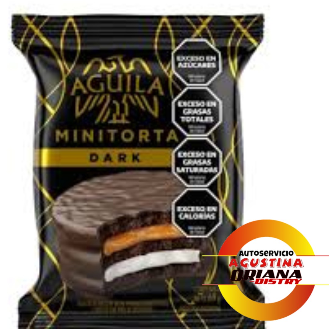 ALFAJOR TRIPLE AGUILA MINITORTA DARK