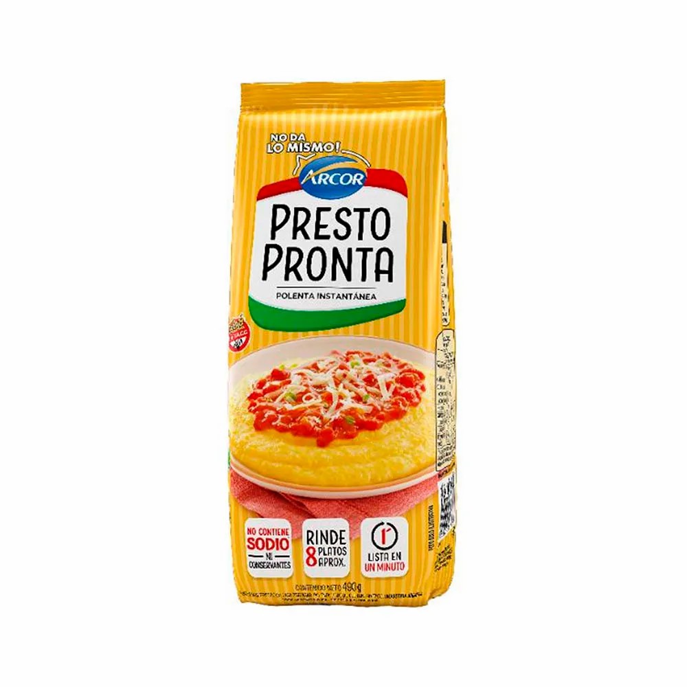 POLENTA 490G PRESTO PRONTA