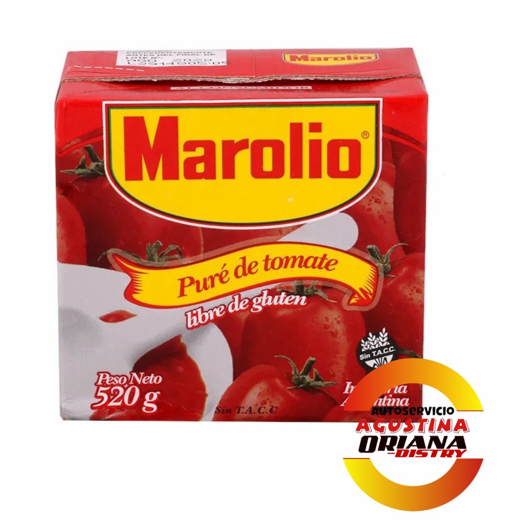 PURE DE TOMATE MAROLIO 520G