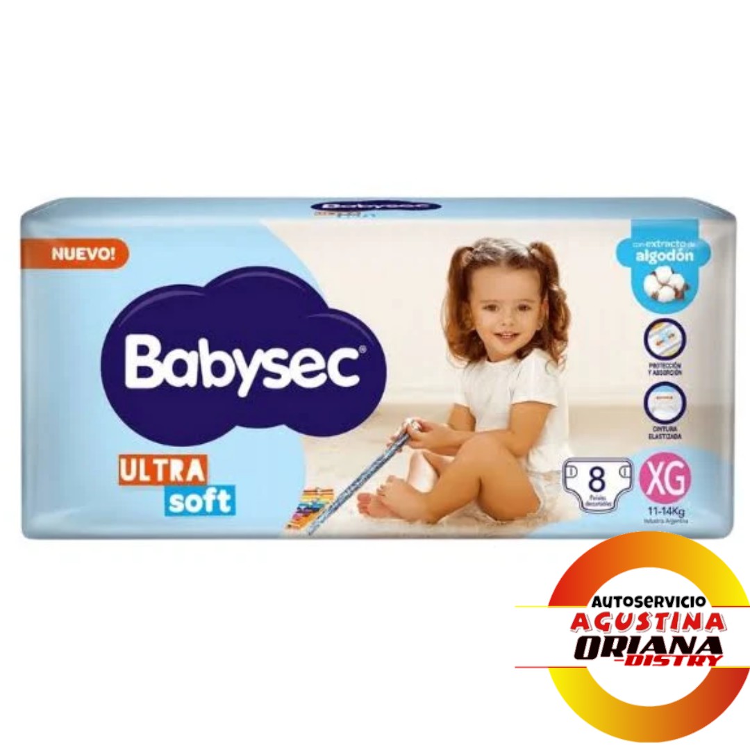 PAÑAL BABYSEC 8UN XG
