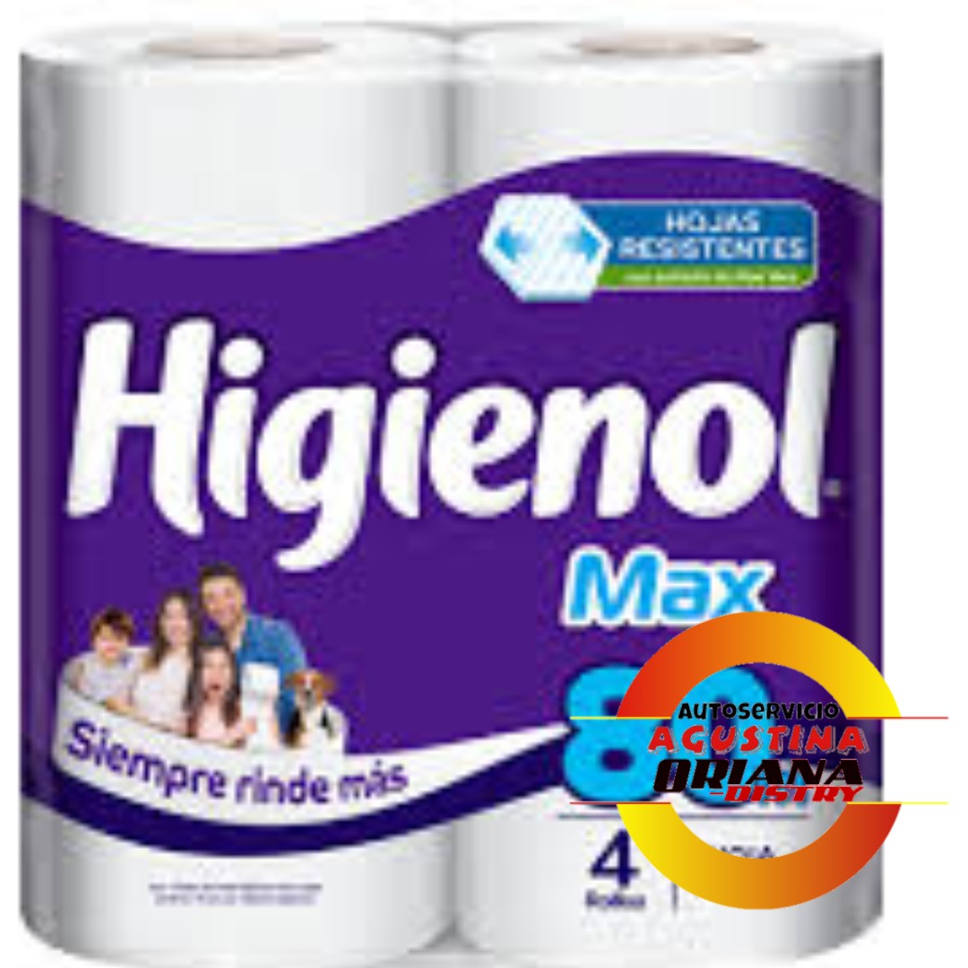 PAPEL X4 HIGIENOL 80M