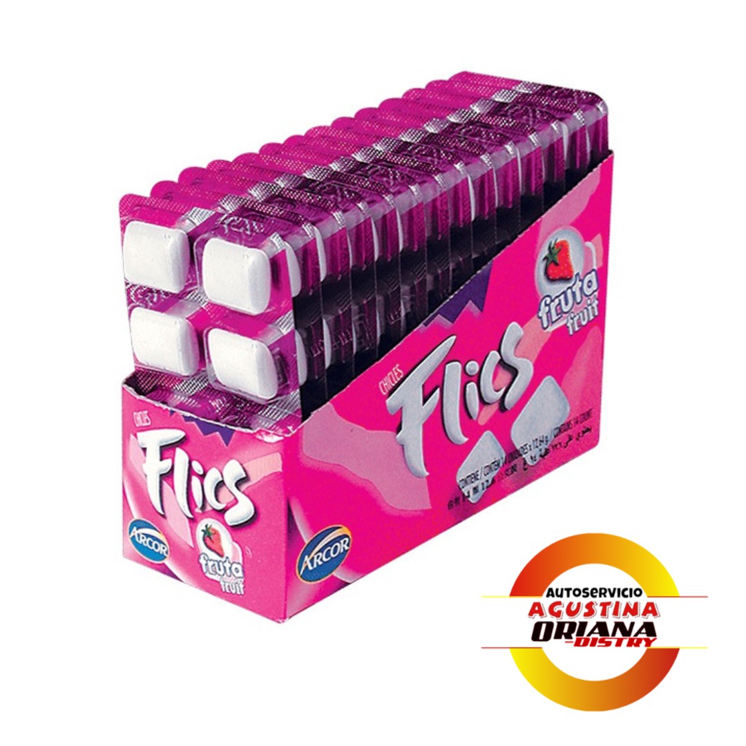 CHICLE FLICS TUTTI FRUTTI