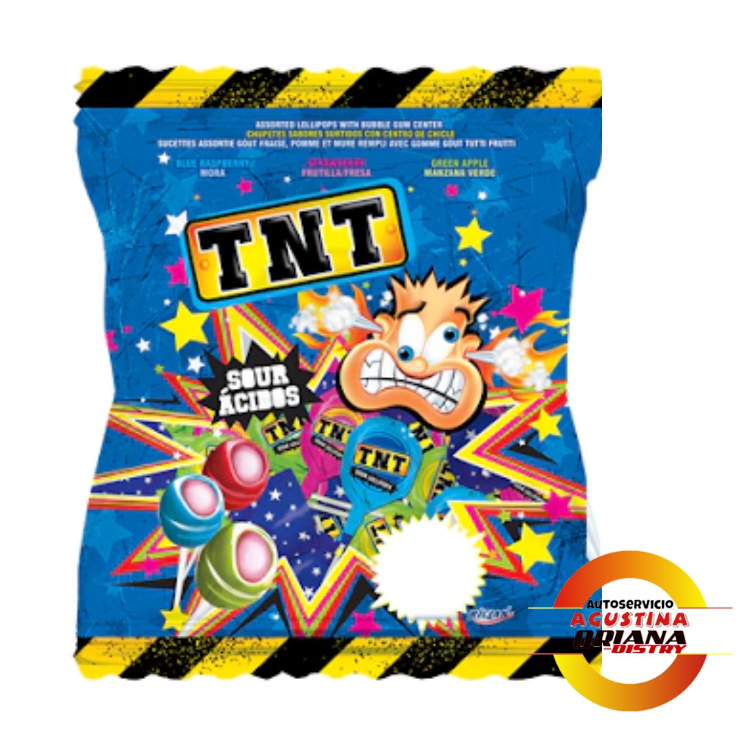 CHUPETIN TNT ACIDOS CON CHICLE