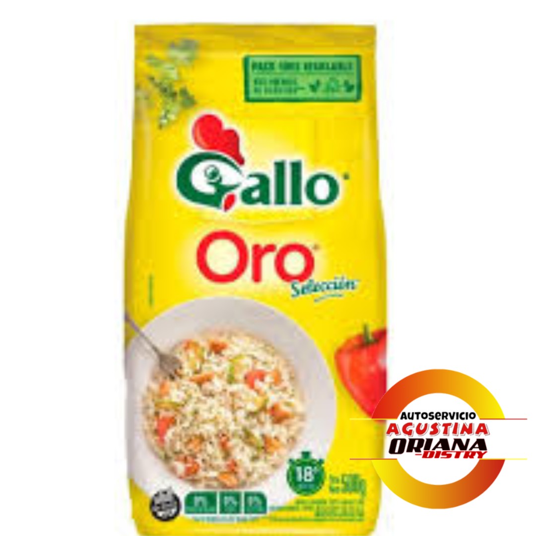 ARROZ 500G GALLO ORO