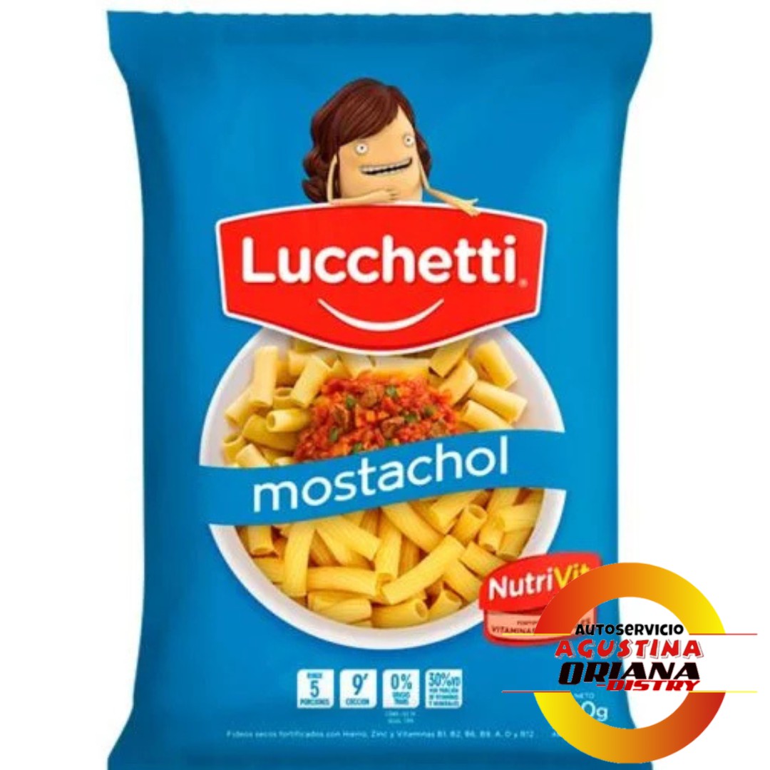 FIDEO LUCCHETTI MOSTACHOL 500G