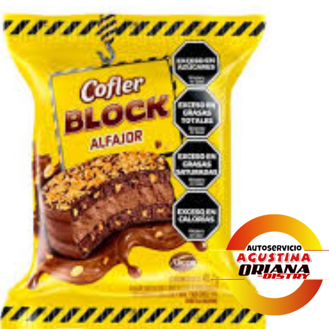 ALFAJOR SIMPLE COFLER BLOCK 40,7GR