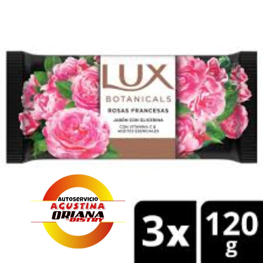 JABON TOCADOR LUX X3 ROSAS