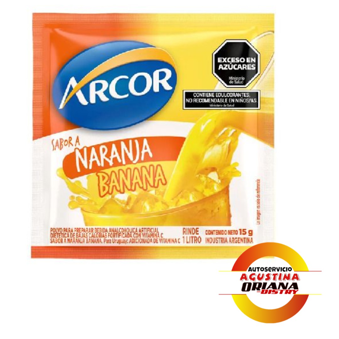 JUGO ARCOR 18X15 NARANJA BANANA