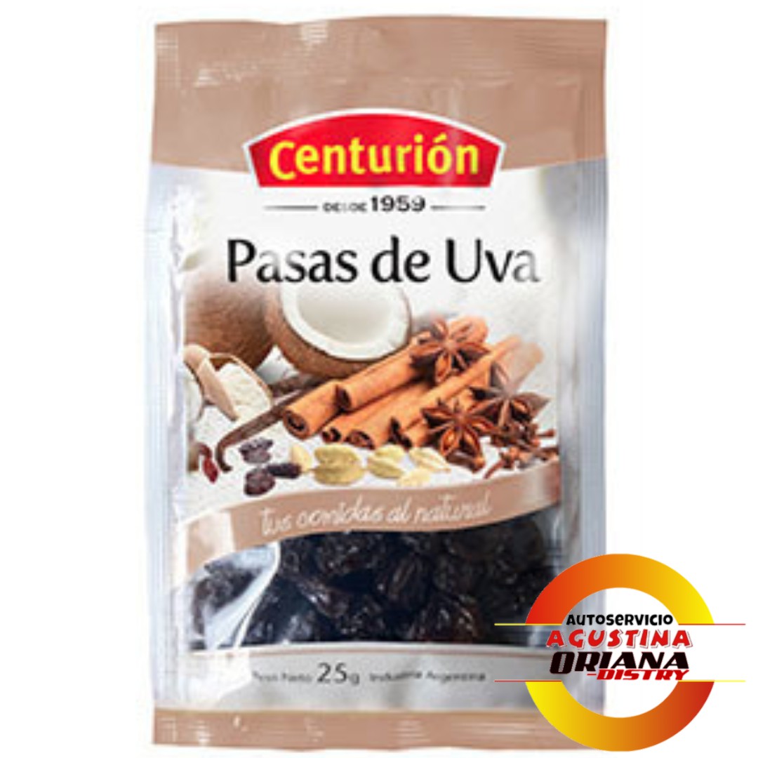 CONDIMENTO PASA DE UVA 50G CENTURION