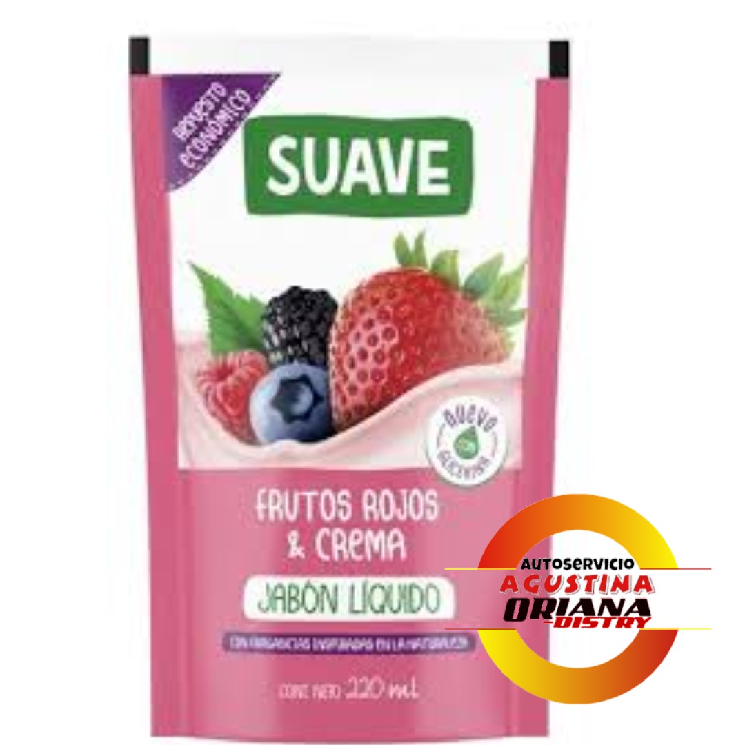 JABON LIQUIDO SUAVE F.ROJOS CREMA 220ML