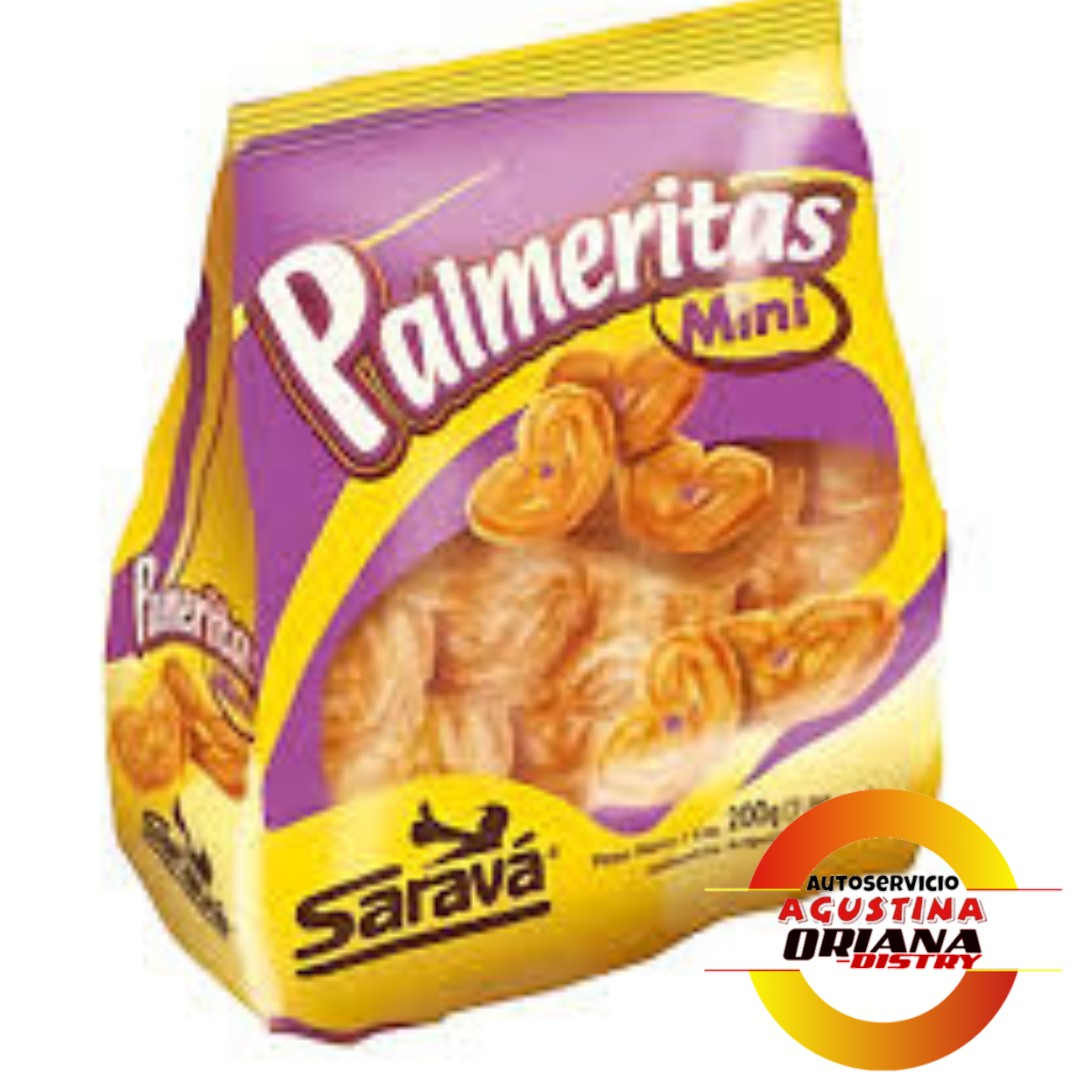 GALLETITAS PALMERITAS SARAVA 200G