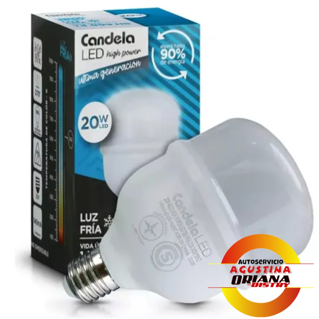 LAMPARA LED 20W CANDELA