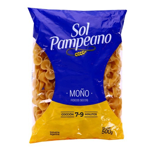 FIDEO SOL PAMPEANO 500G MOÑO