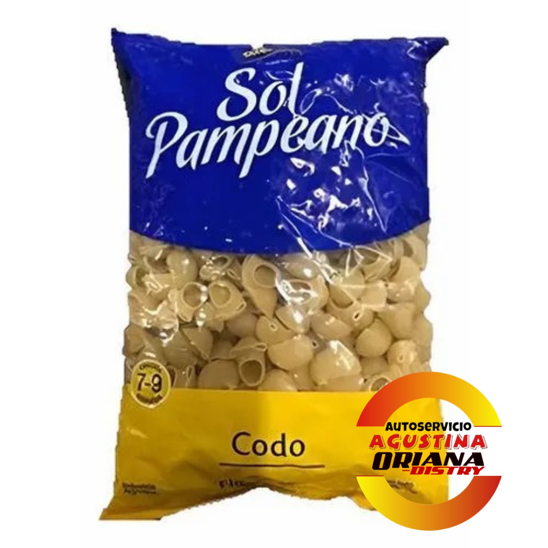 A FIDEO SOL PAMPEANO 500G CODO