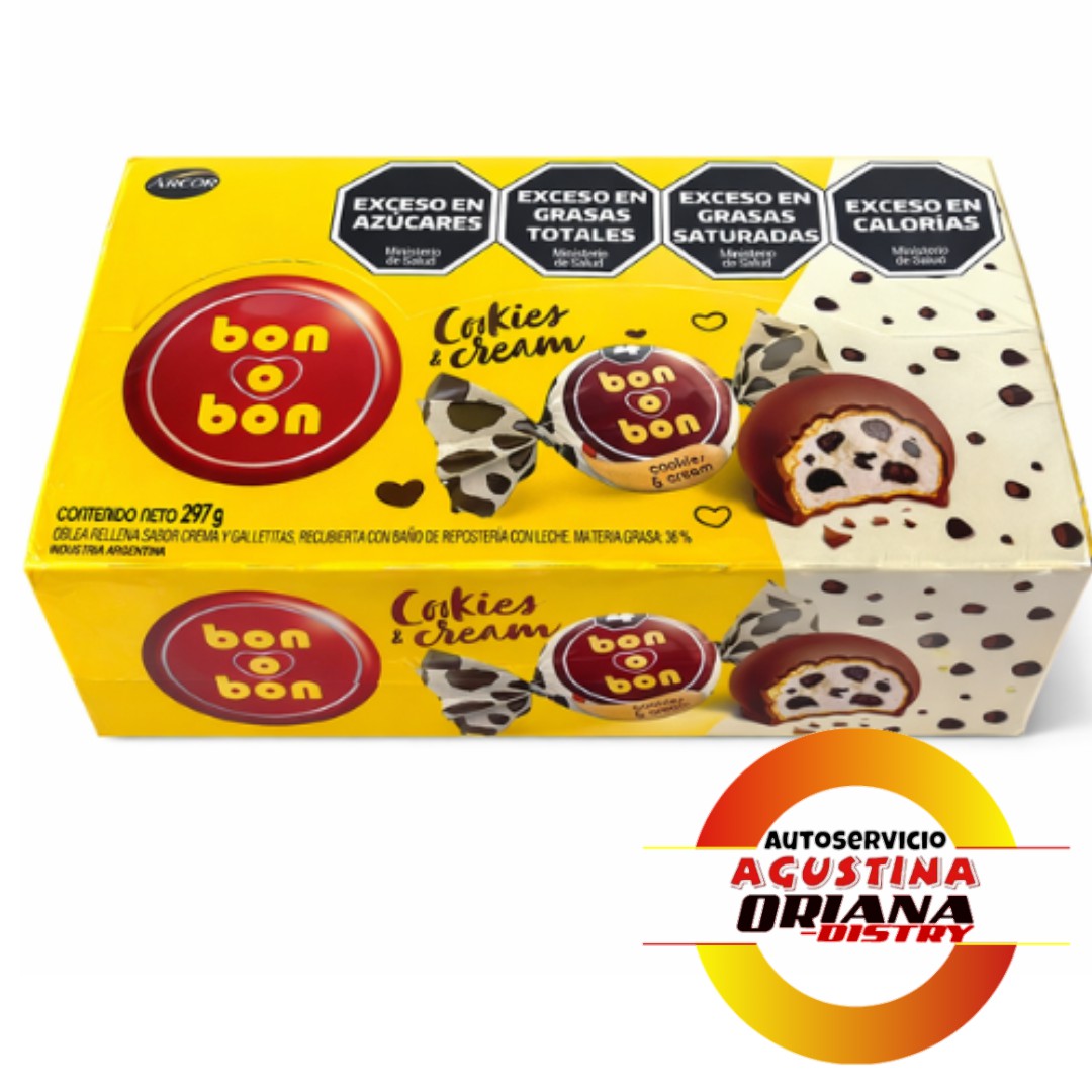 BON O BON COOKIE & CREAM 297G - CAJA