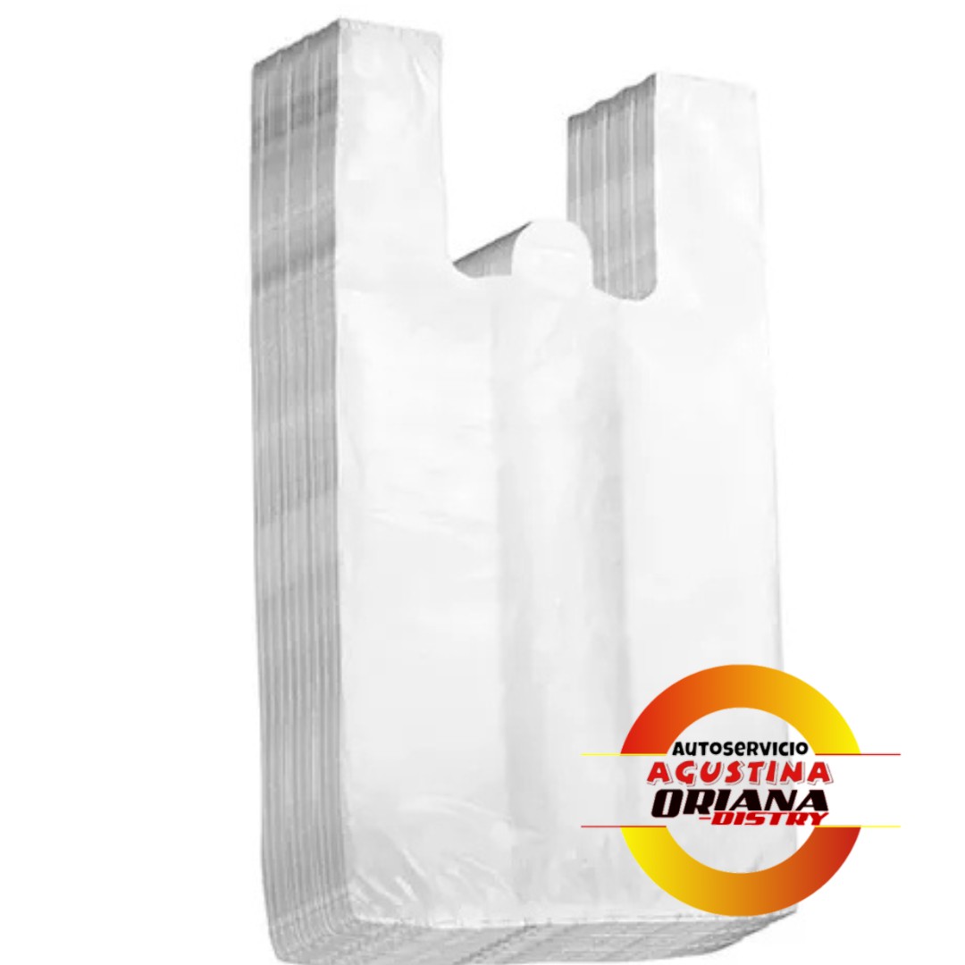 BOLSA DISCOUNT BLANCAS S/ECO  CHICA  30X40