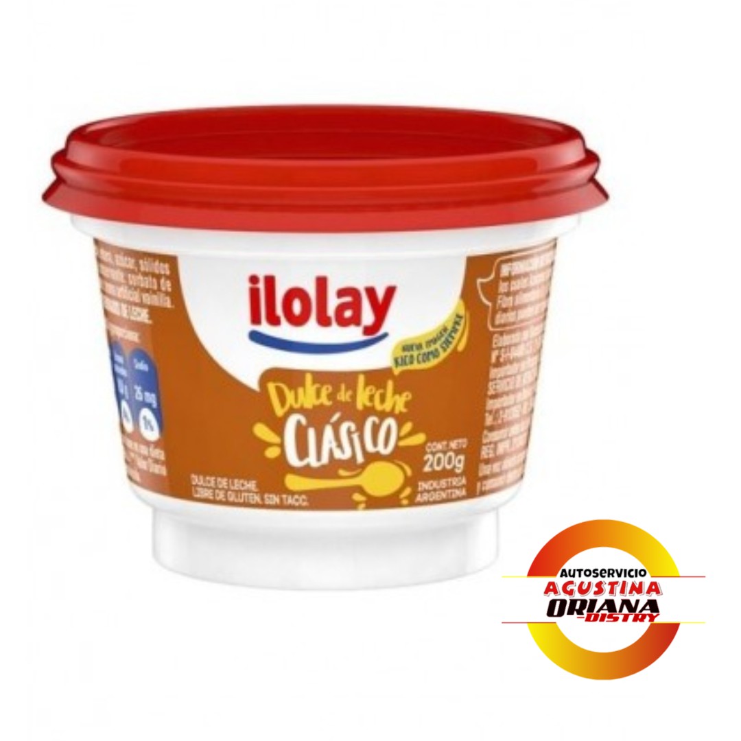 DULCE DE LECHE 200G ILOLAY