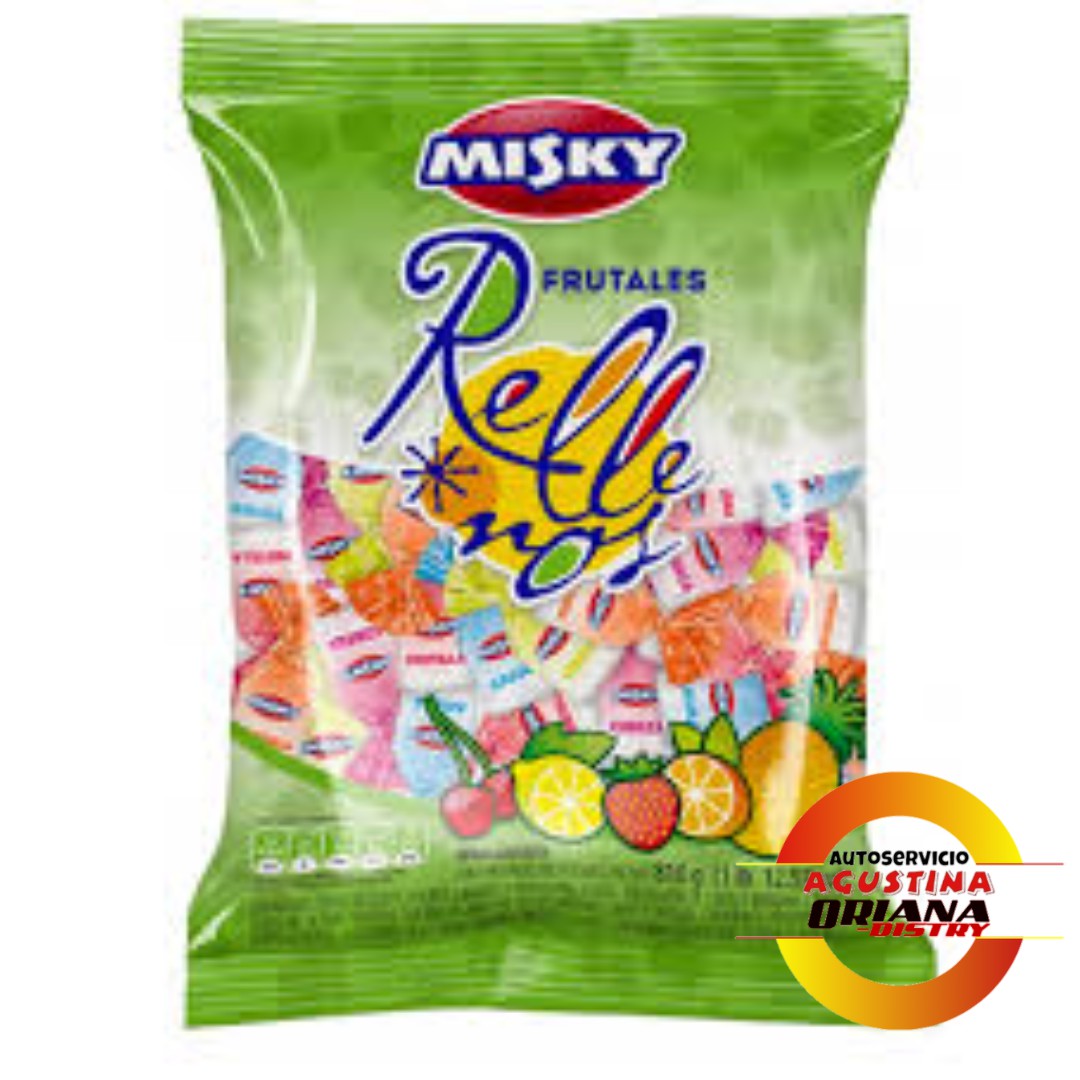 CARAMELOS MISKY 810G RELLENOS FRUTALES