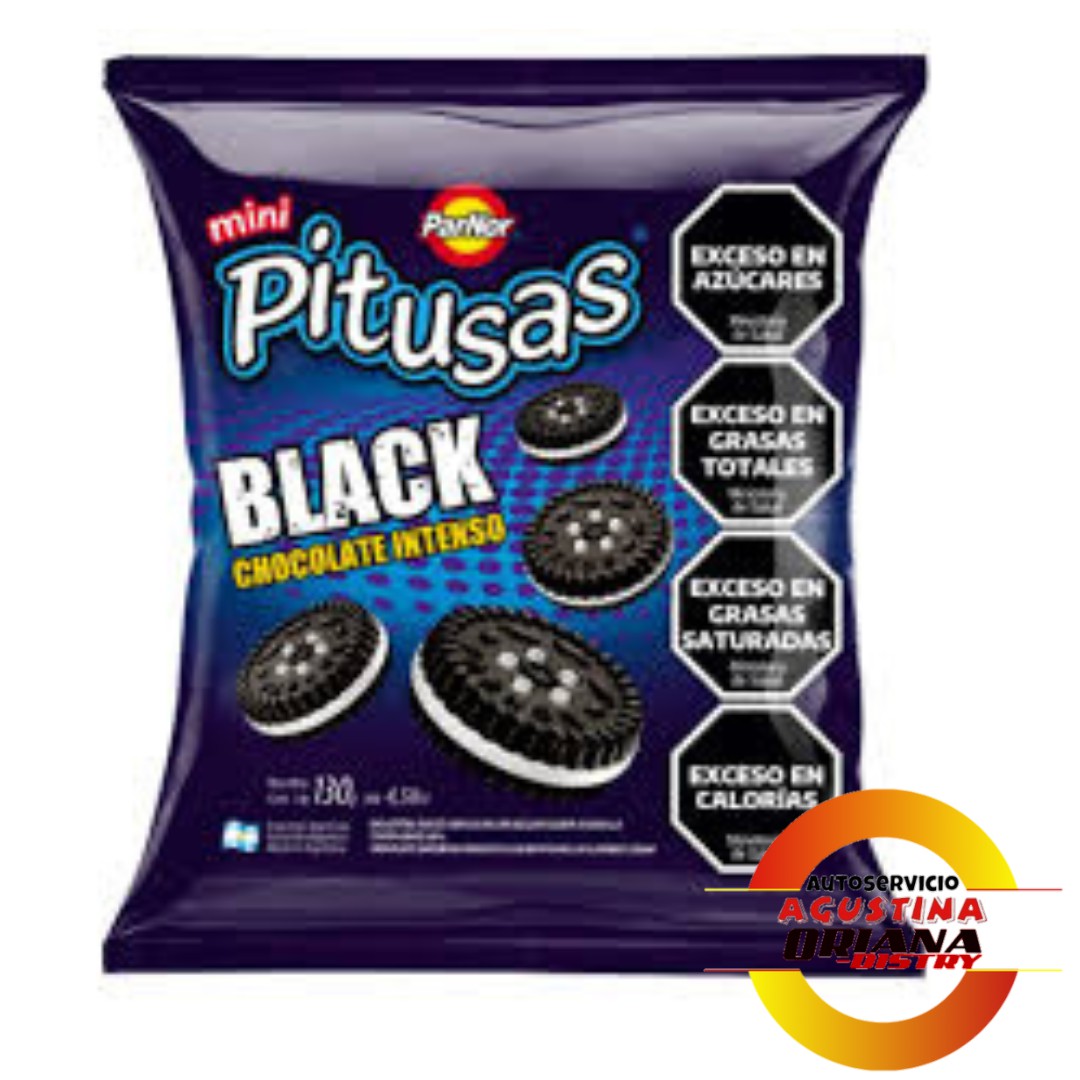 GALLETITAS PITUSA BLACK 130G